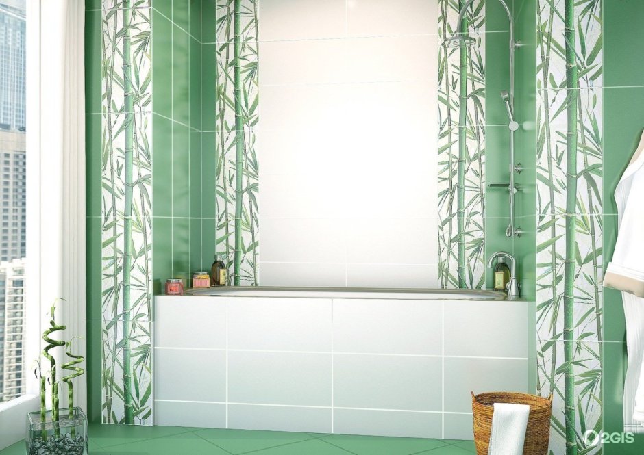 АЛЬТАКЕРА зеленая плитка Bamboo