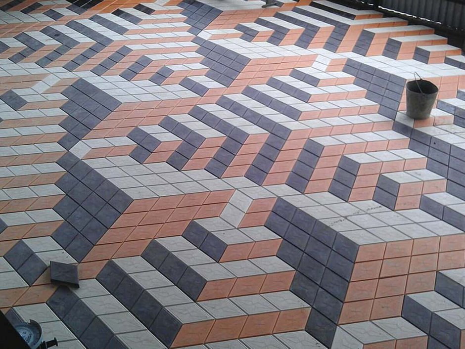 3d брусчатка ромб