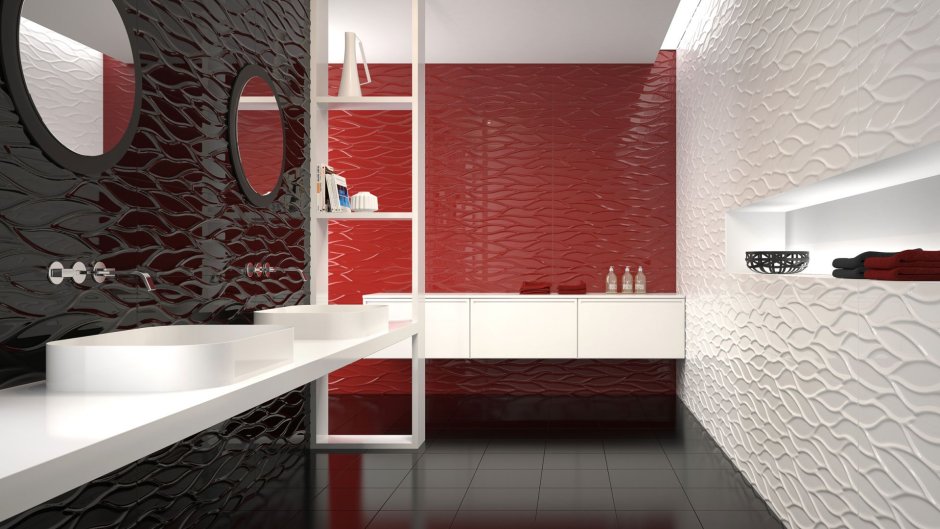 Sea Red плитка настенная 30x90