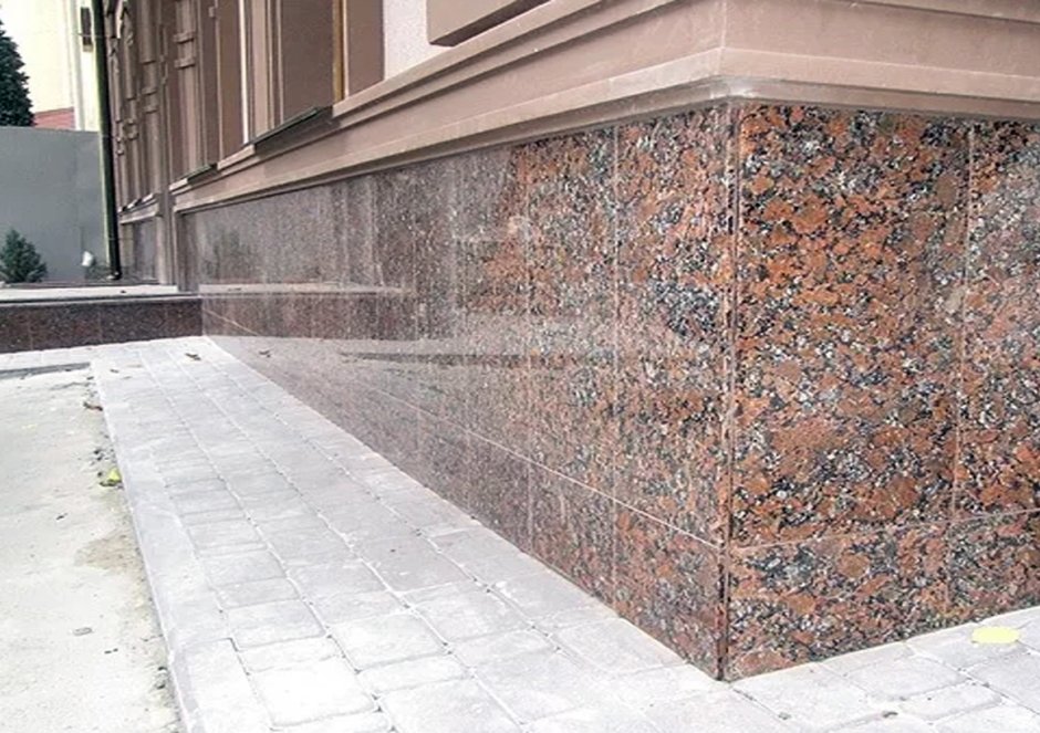 Гранит цоколь Капустинский