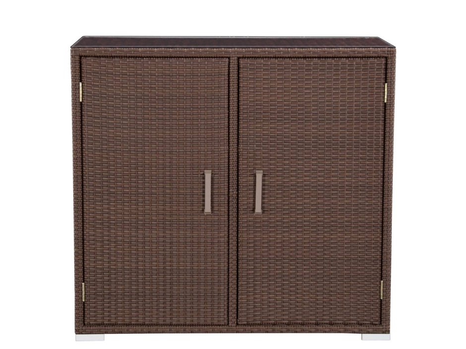 Шкаф садовый Keter Rattan Style Tall Shed 17190092