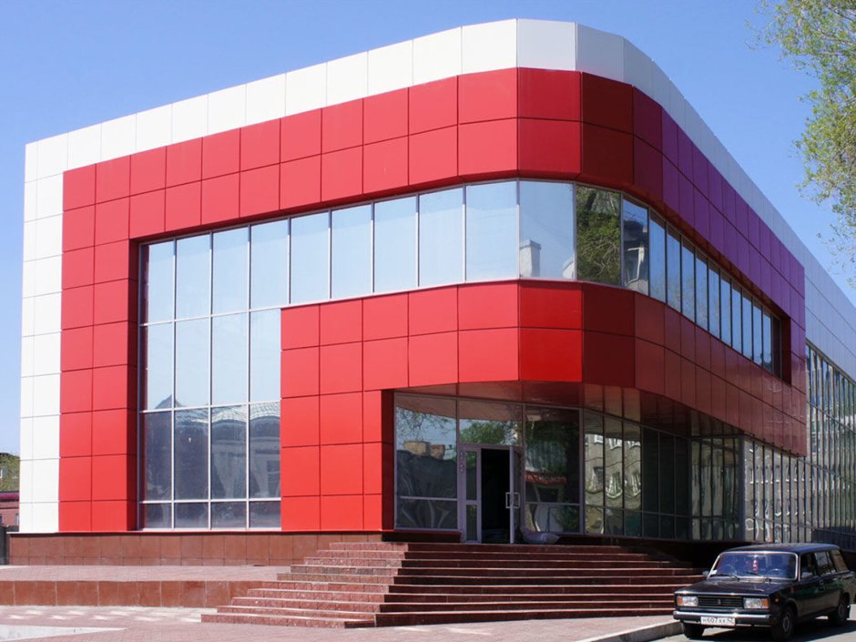 Фасадные кассеты Alucobond a2