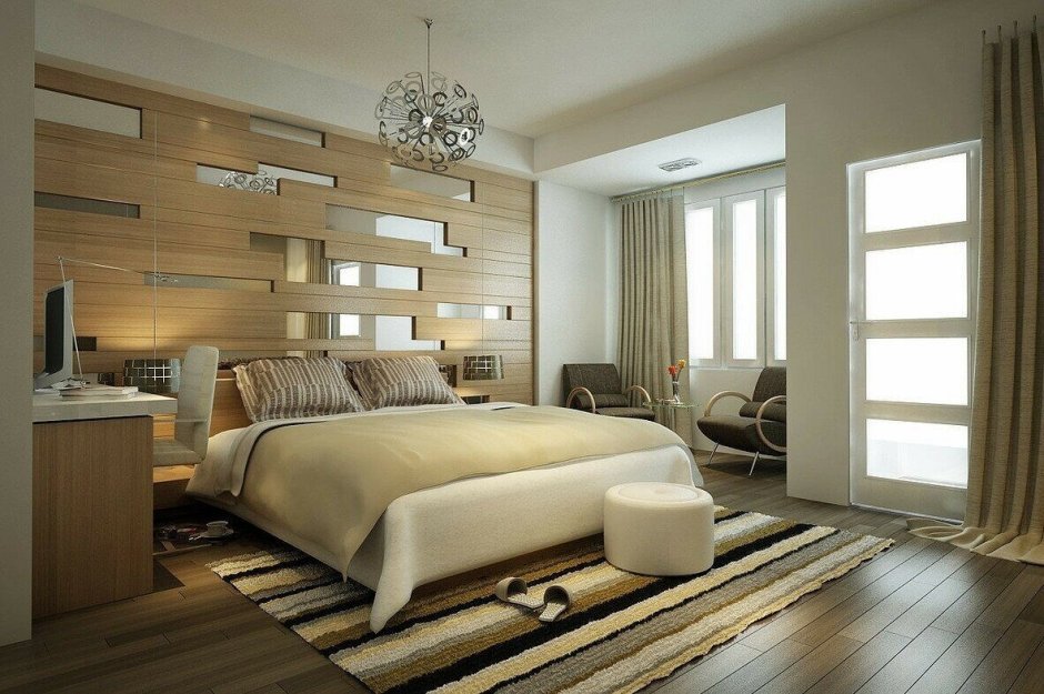 Красивые спальни в современном стиле