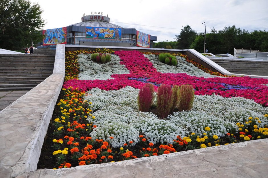 Клумбы города Кирова