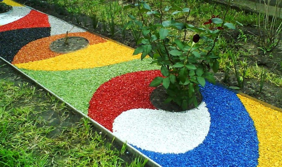Гравийная клумба