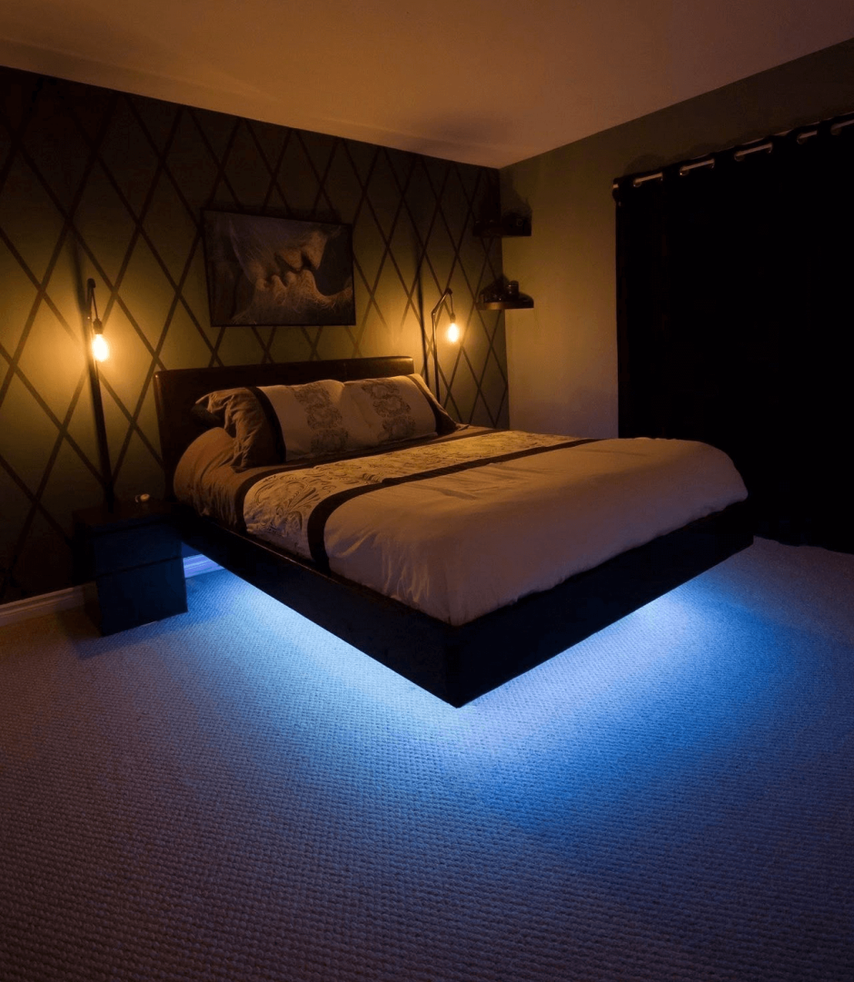 Светодиодная лента в спальне