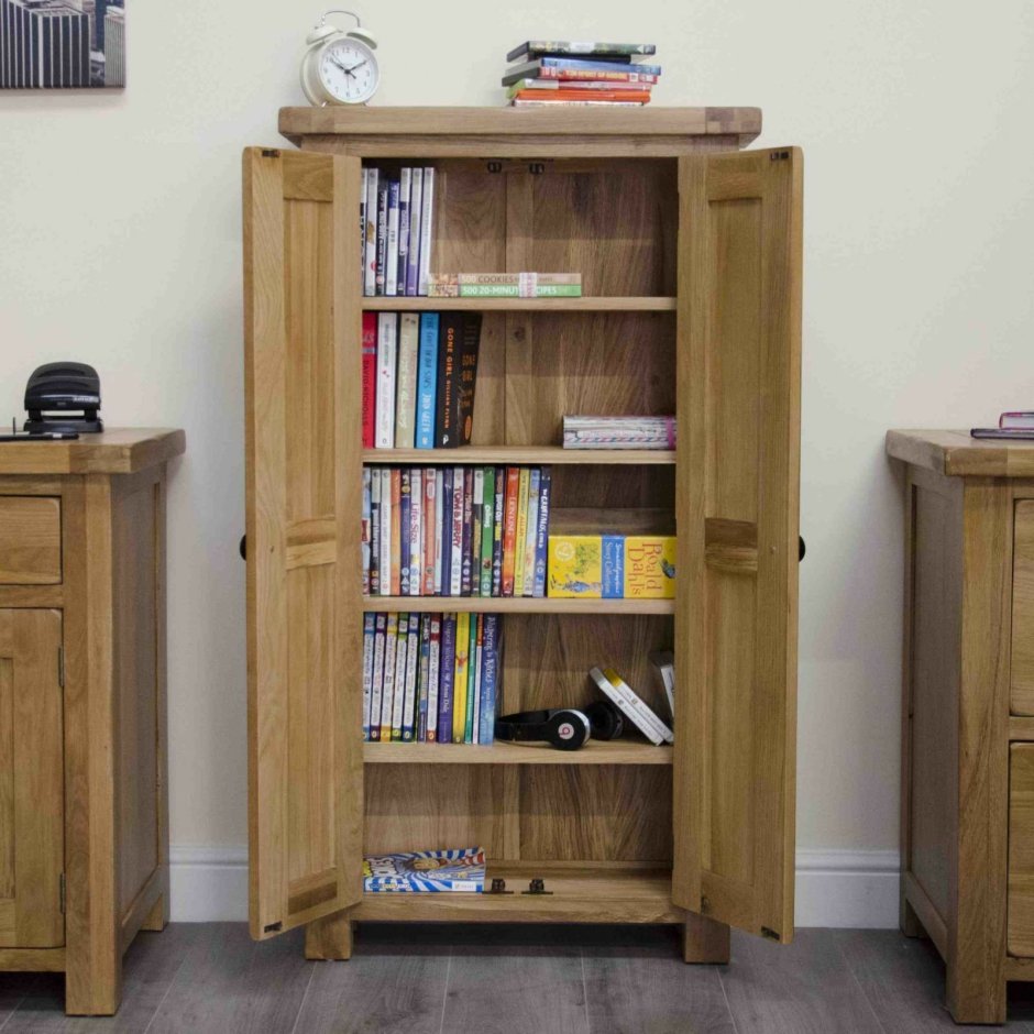 500 DVD Storage Wood Cabinet