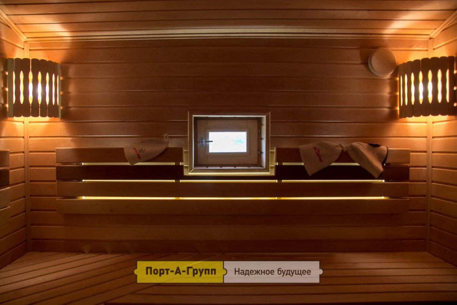 Сауна с электропечью в частном доме