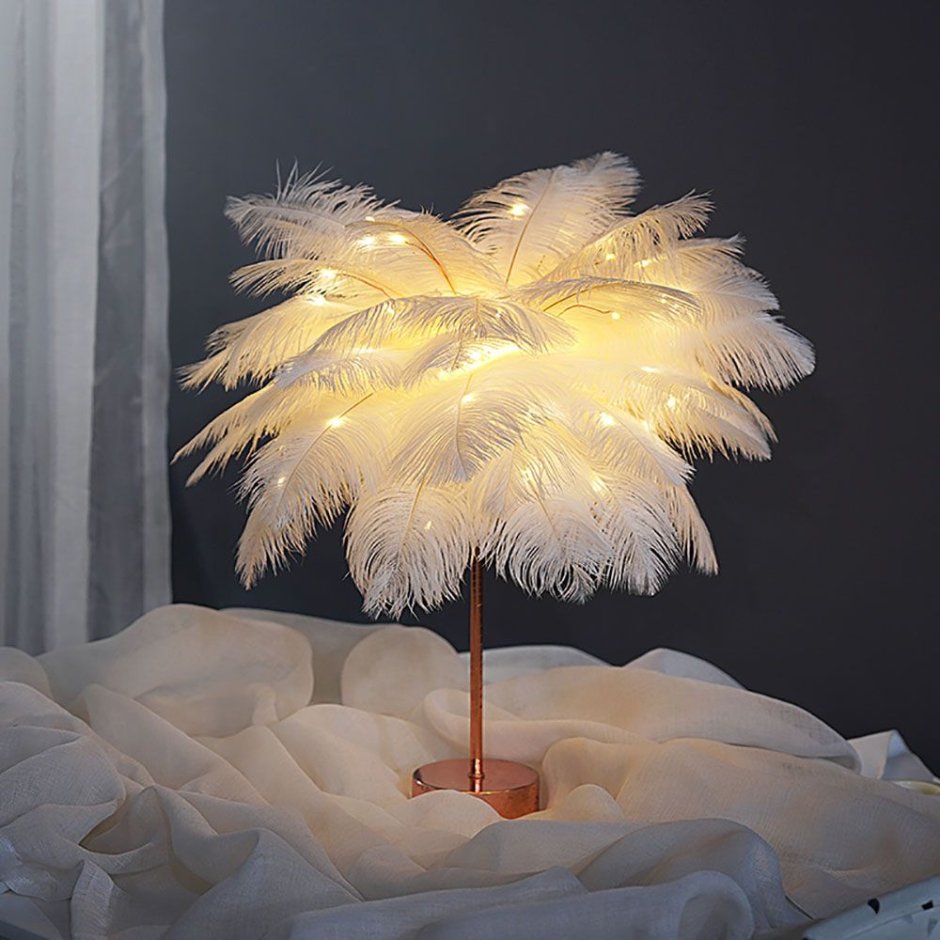 Торшер страусиные перья Feather Lamp a Modern Grand Tour