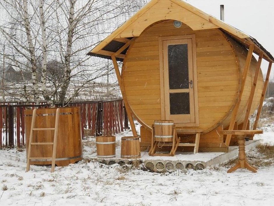 Необычная баня на даче