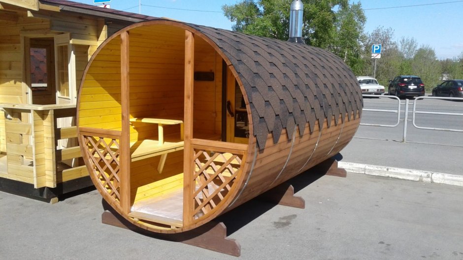 Баня бочка 6м планировка