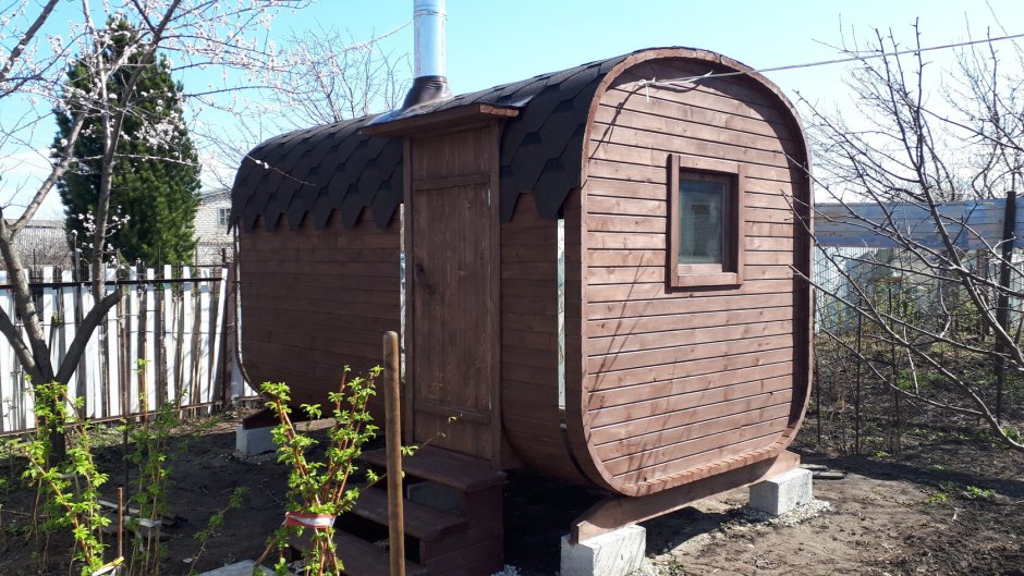 Красивые мобильные бани