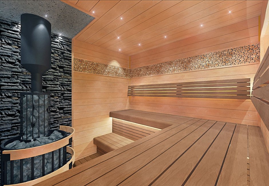 Contemporary private Sauna
