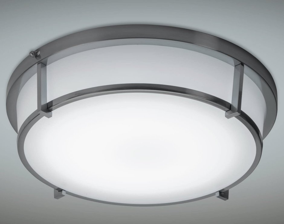 Потолочный светильник Crate and Barrel arren Flush Mount Light with Round Shade