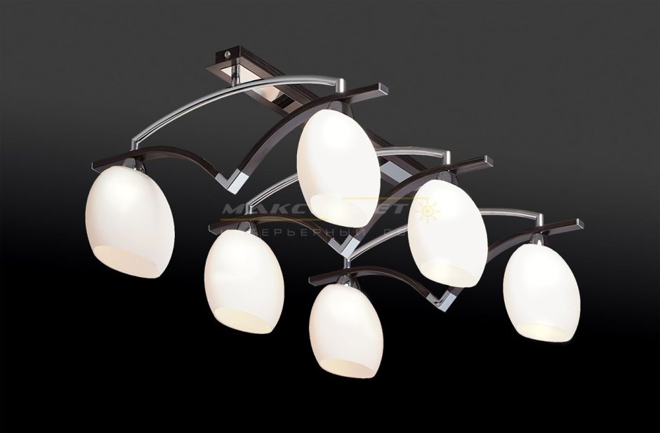 Люстра n4621/5 BK+FGD черный/золото 5х60w e27 h250, qh21