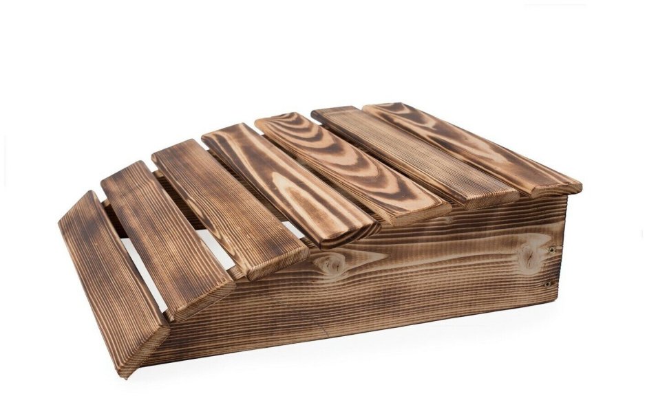 Скамейка со спинкой разборная банные штучки 130x50x40 см