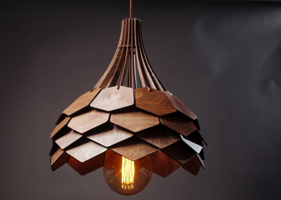 Светильник Wood Chandelier
