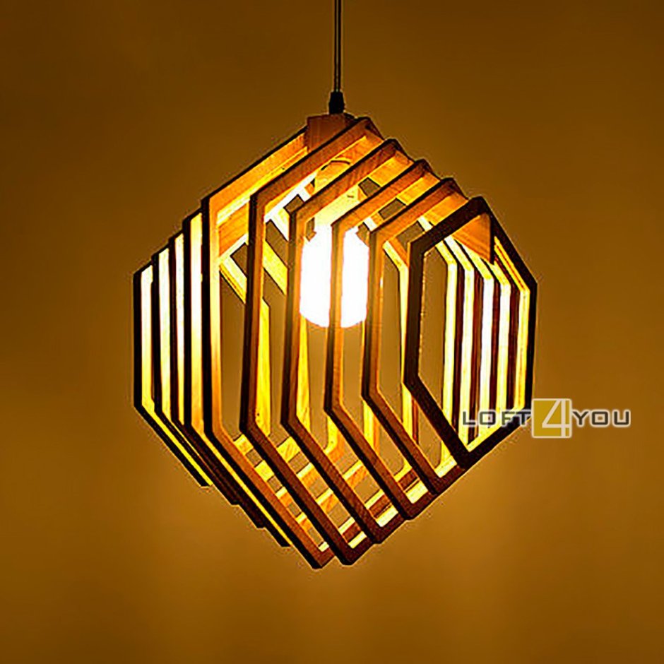 Светильник Wood Chandelier