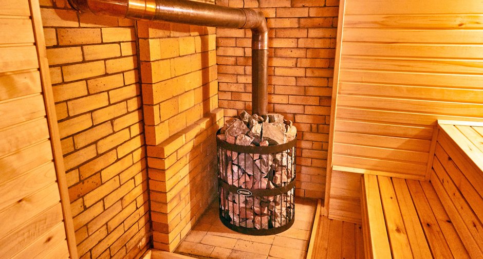 Баня из блоков отделка