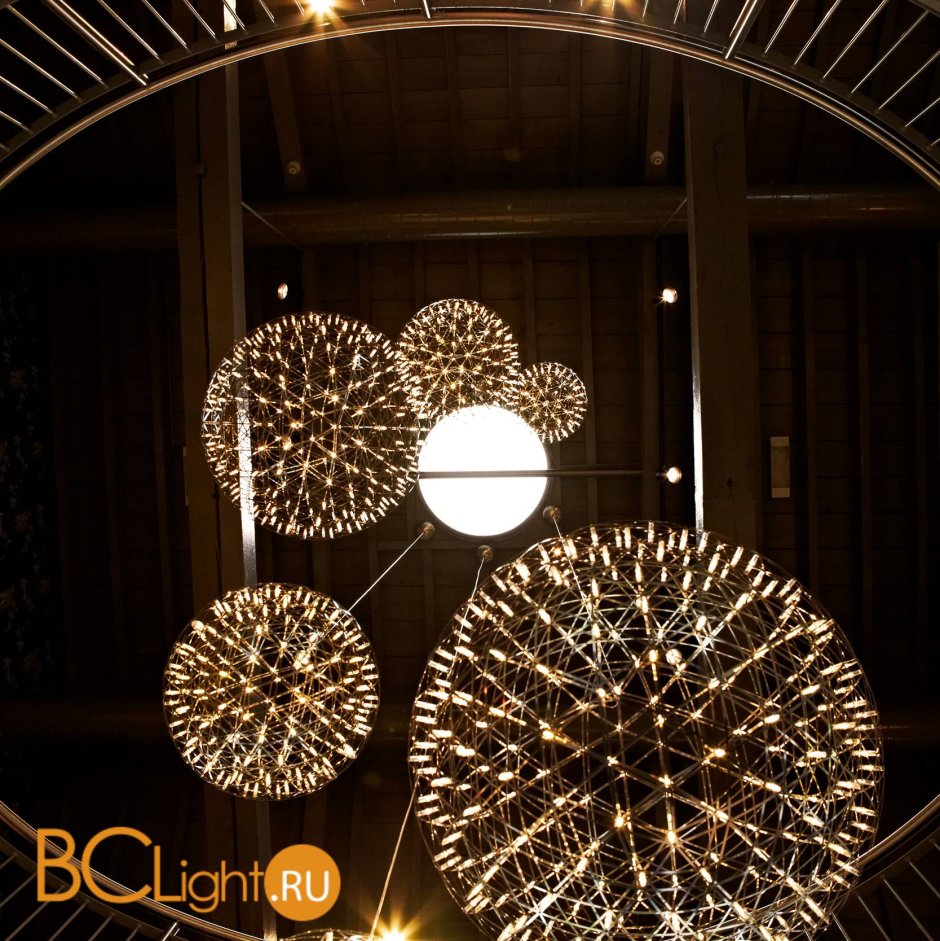Люстра Wicker Basket Ball Pendant Lamp