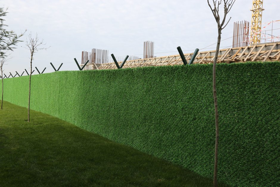 Искусственный травяной забор