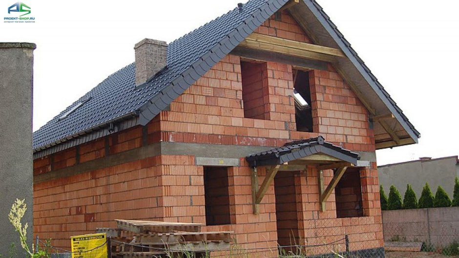 Дом кирпичный 110 кв.м с мансардой