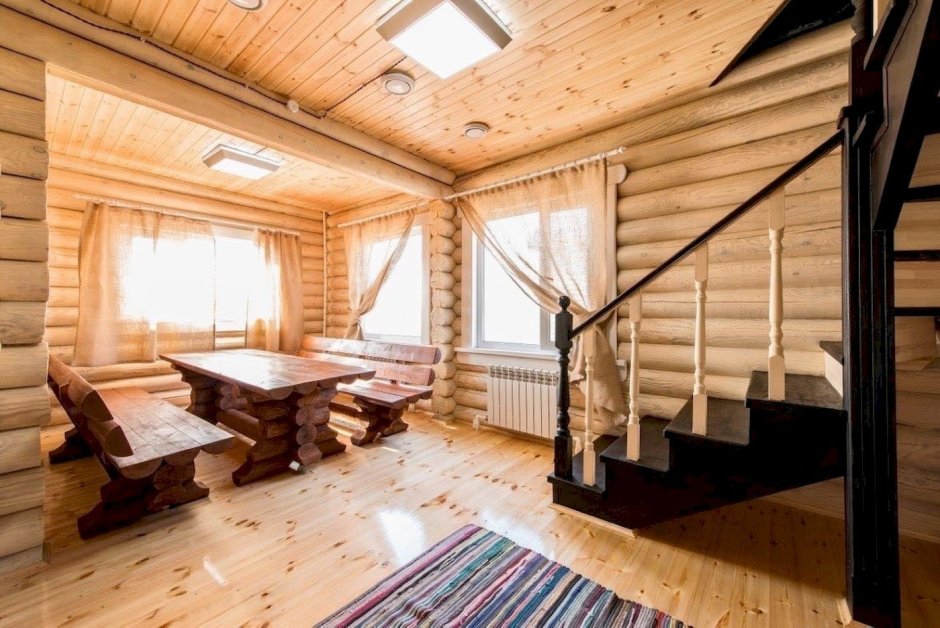 Баня с мансардой 4х6 из керамзитобетонных блоков