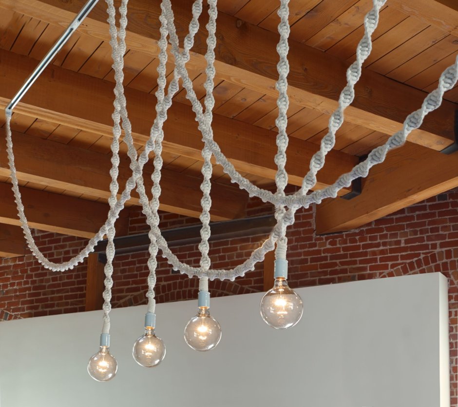 Macrame шнур светильник