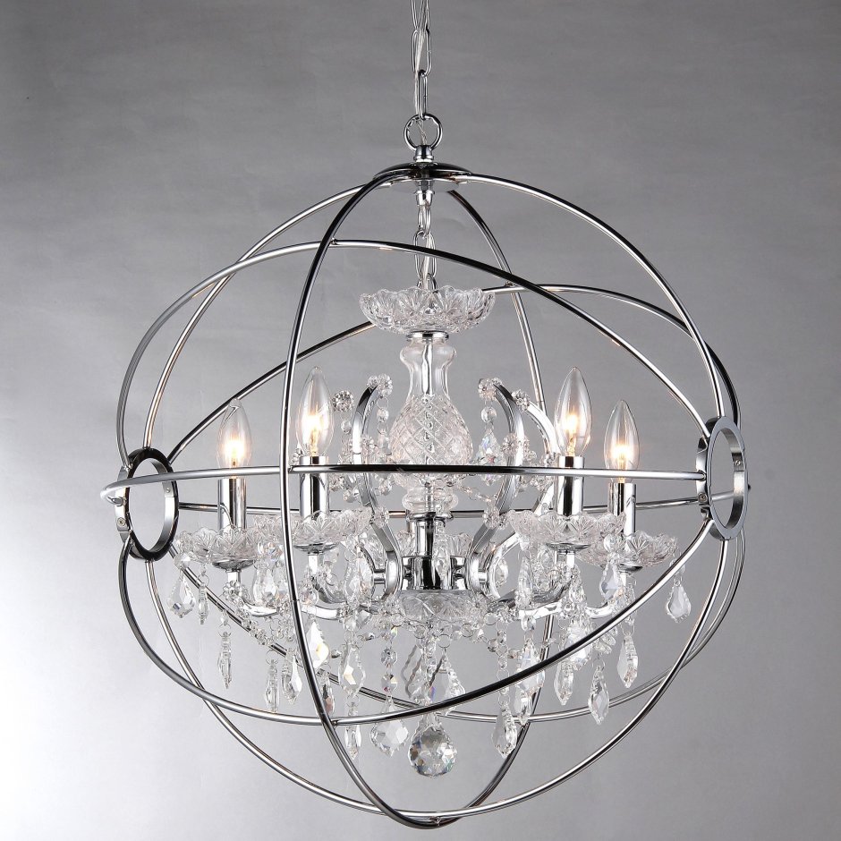 Люстра Ruby Crystal Chandelier Chrome 75