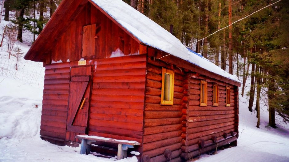 Русская баня на Байкале