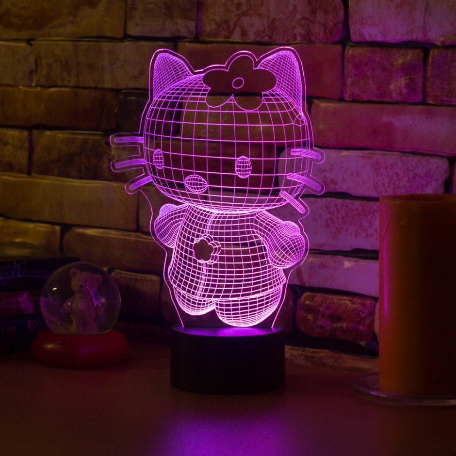 Светильник светодиодный hello Kitty
