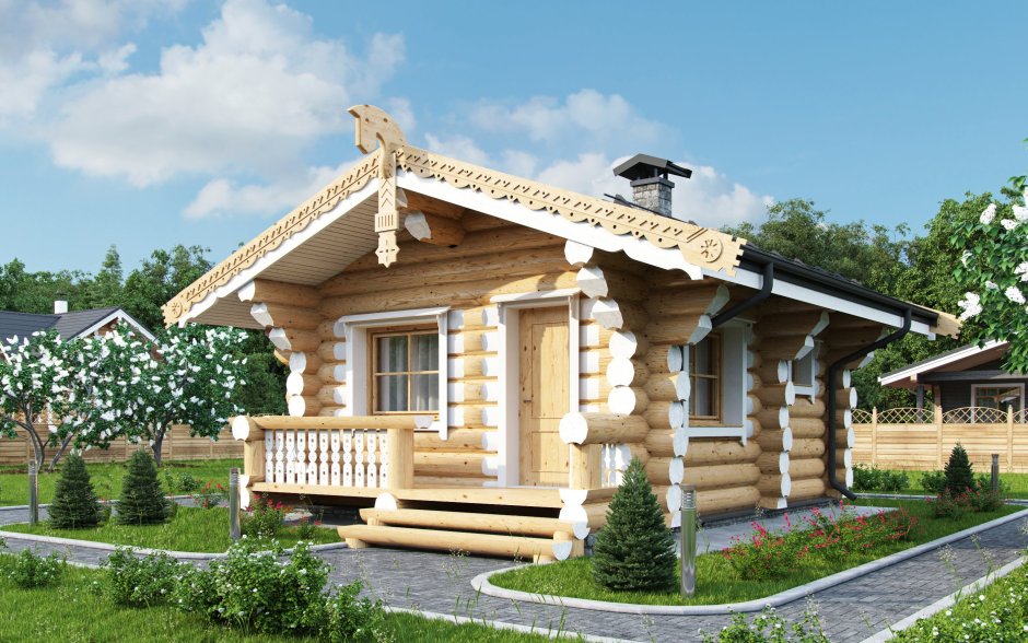 Современная баня