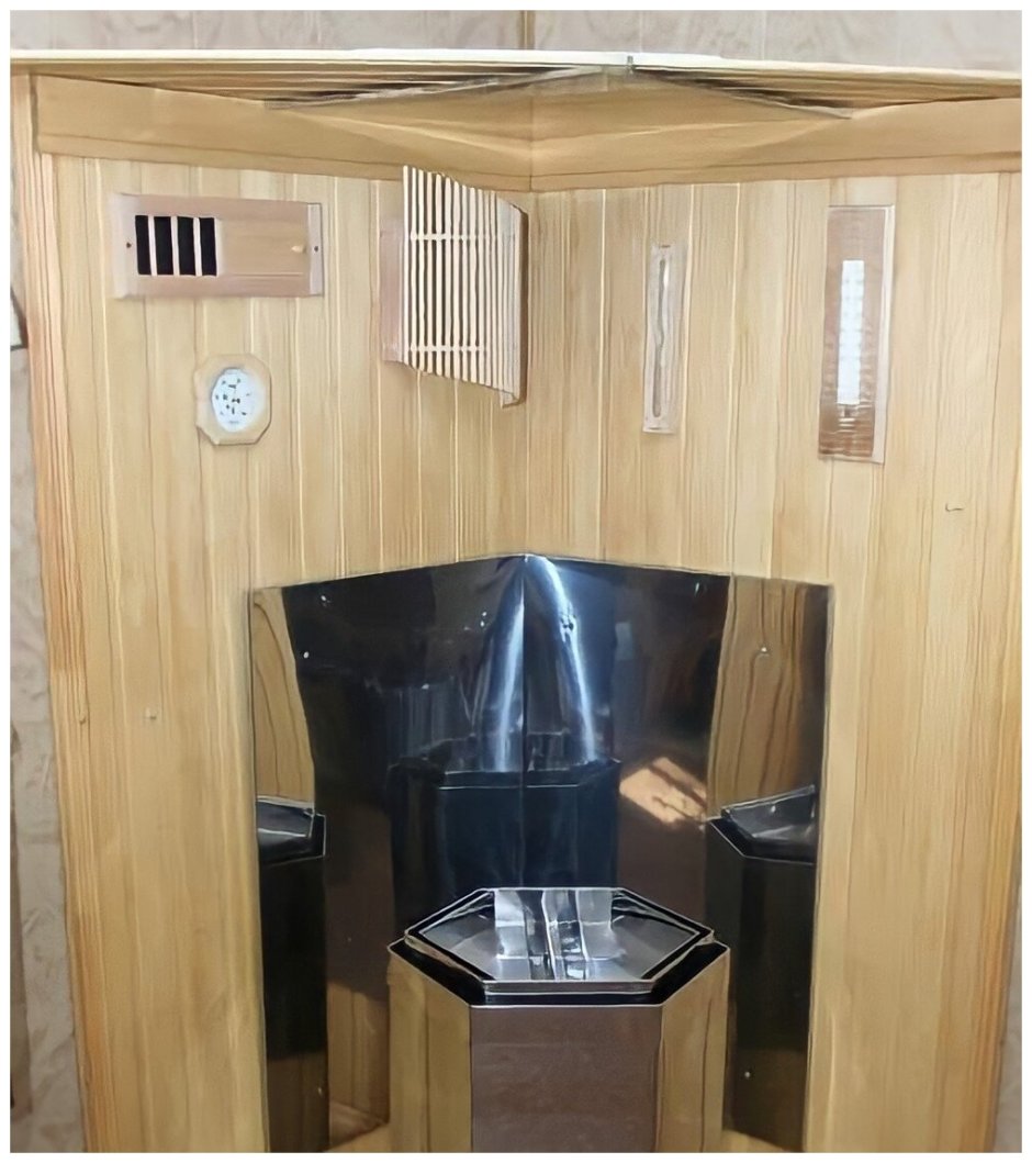 Защитный экран для печи, бани и сауны (580х980) нержавеющая сталь