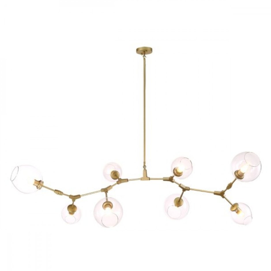 Люстра branching Bubbles 8 Gold by Lindsey Adelman