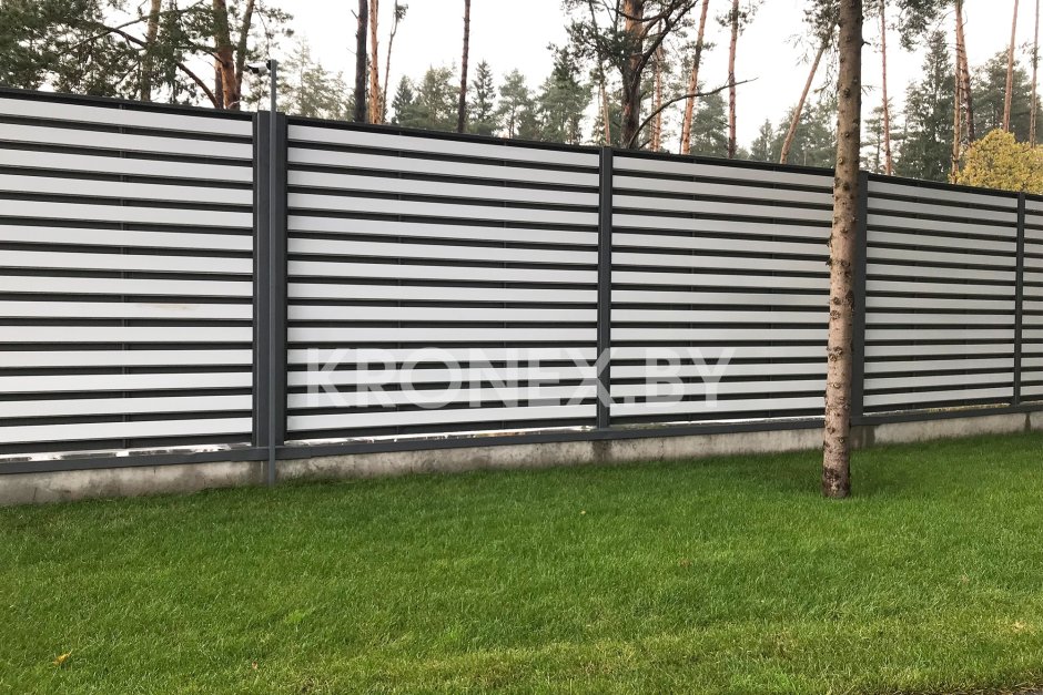 Забор евроштакетник ранчо