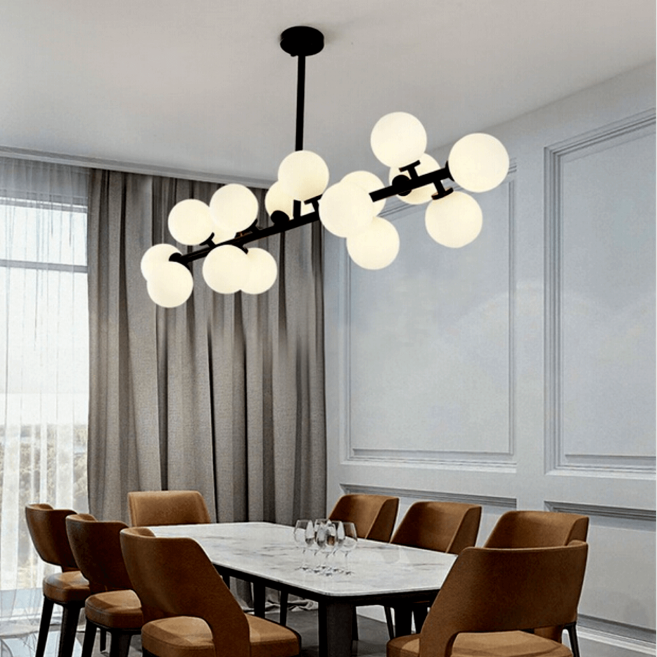 Светильник Bubble Stik Black Chandelier