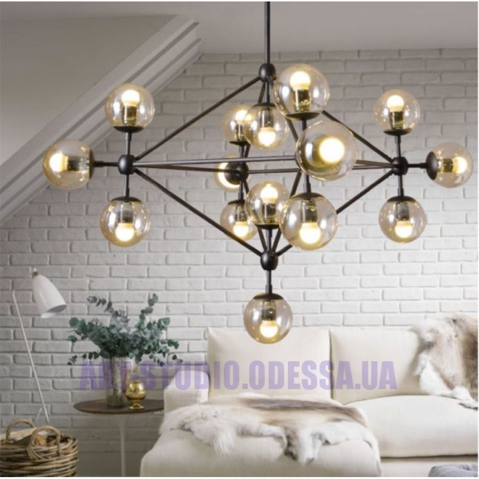 Люстра Glass Bubble Chandelier