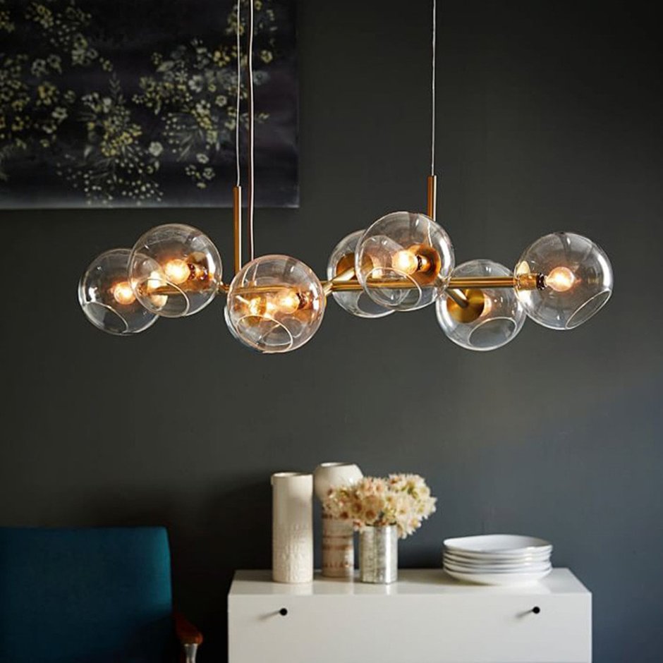 Люстра Staggered Glass Chandelier 8