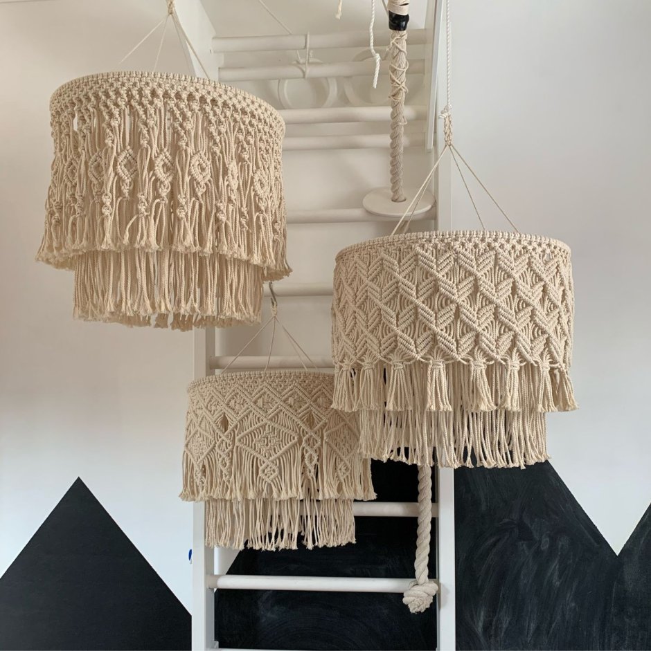 Люстра Wicker Basket Ball Pendant Lamp