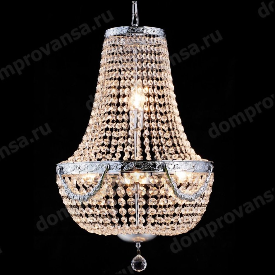 Люстра Crystal Cube Basket Chandelier
