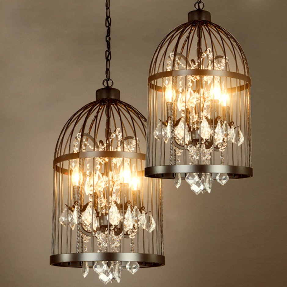 Люстра large Birdcage Crystal Chandelier