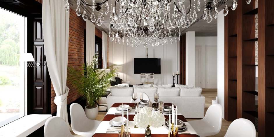Подвесной светильник Clear Glass Pendant Gold