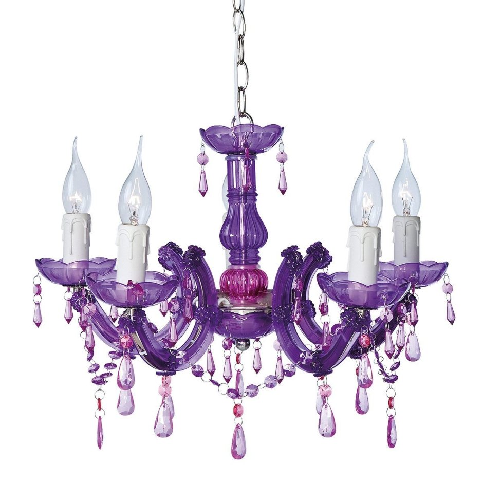 Бра сиреневые Luxury Purple Chandelier Crystal Chandeliers Abajur without lampshade