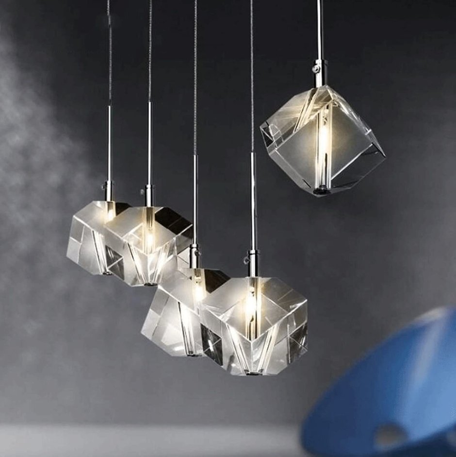 Led Modern k9 Clear Crystal Ceiling Light Pendant Lamp Chandelier Lighting #3370