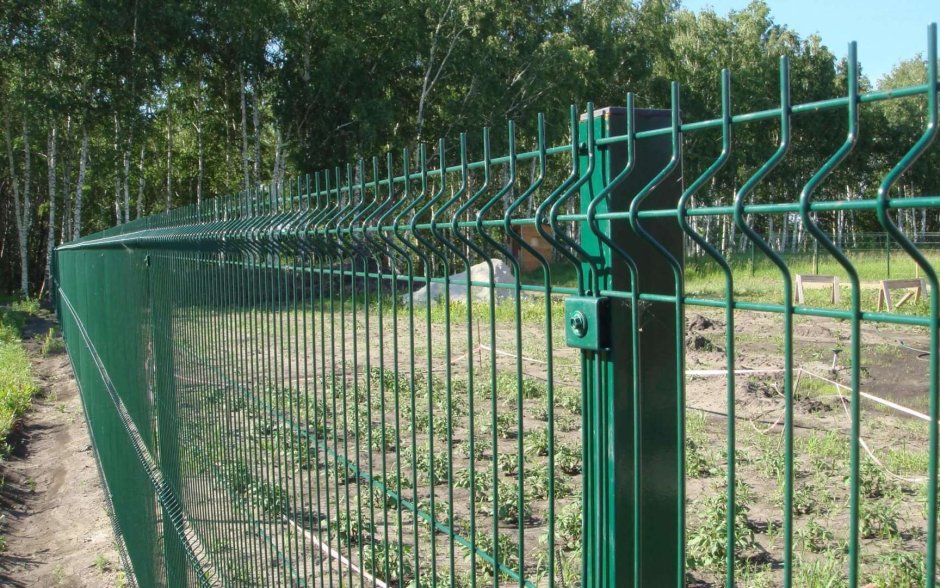 Секции забора из рабицы 1.5*3м