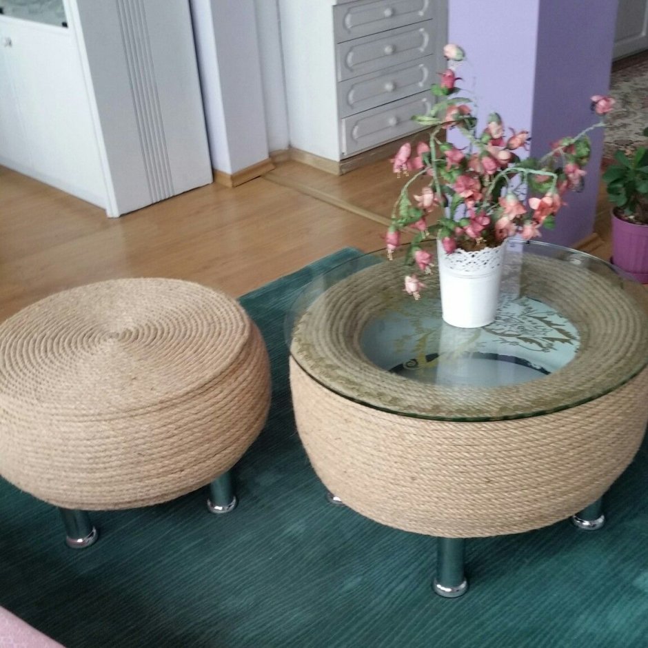 Мешковина в декоре