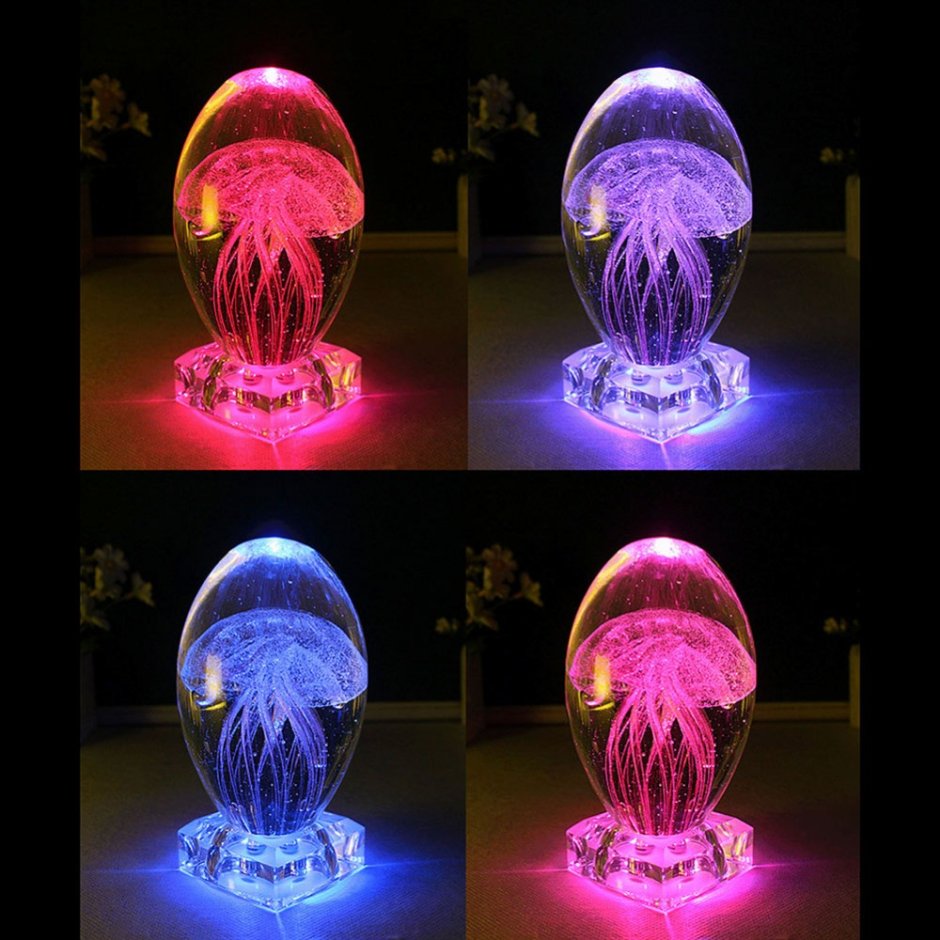 Светильник в виде медузы