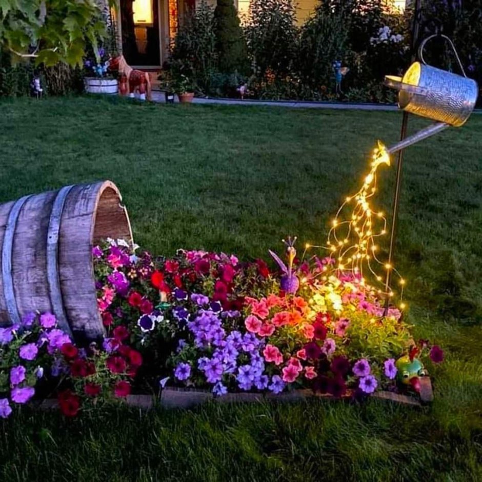 Светильник лейка садовый