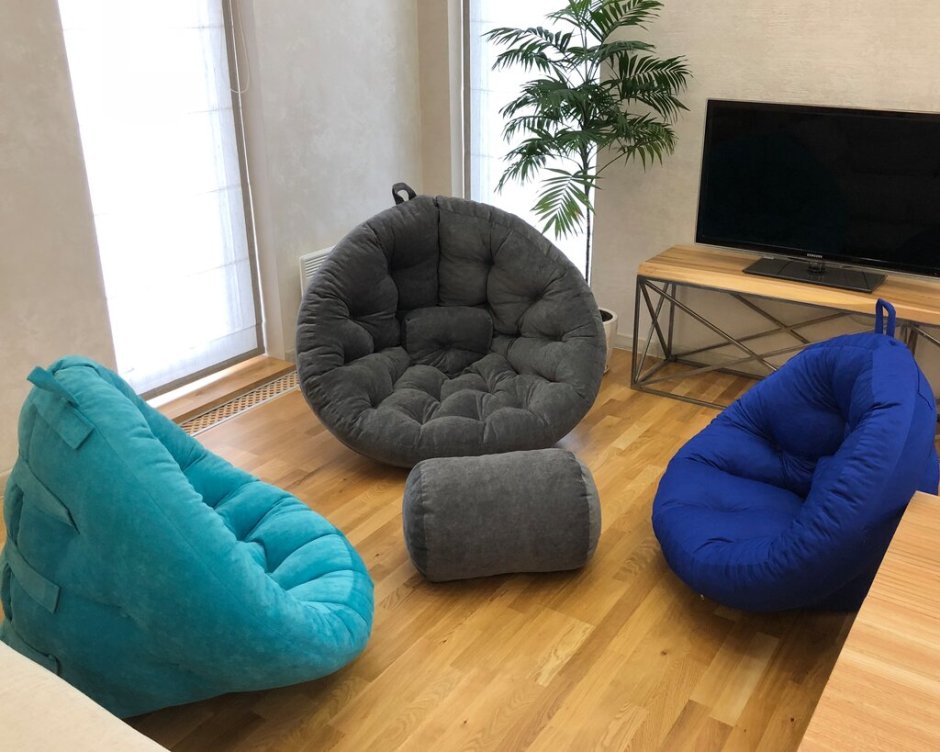 Круглое каркасное кресло