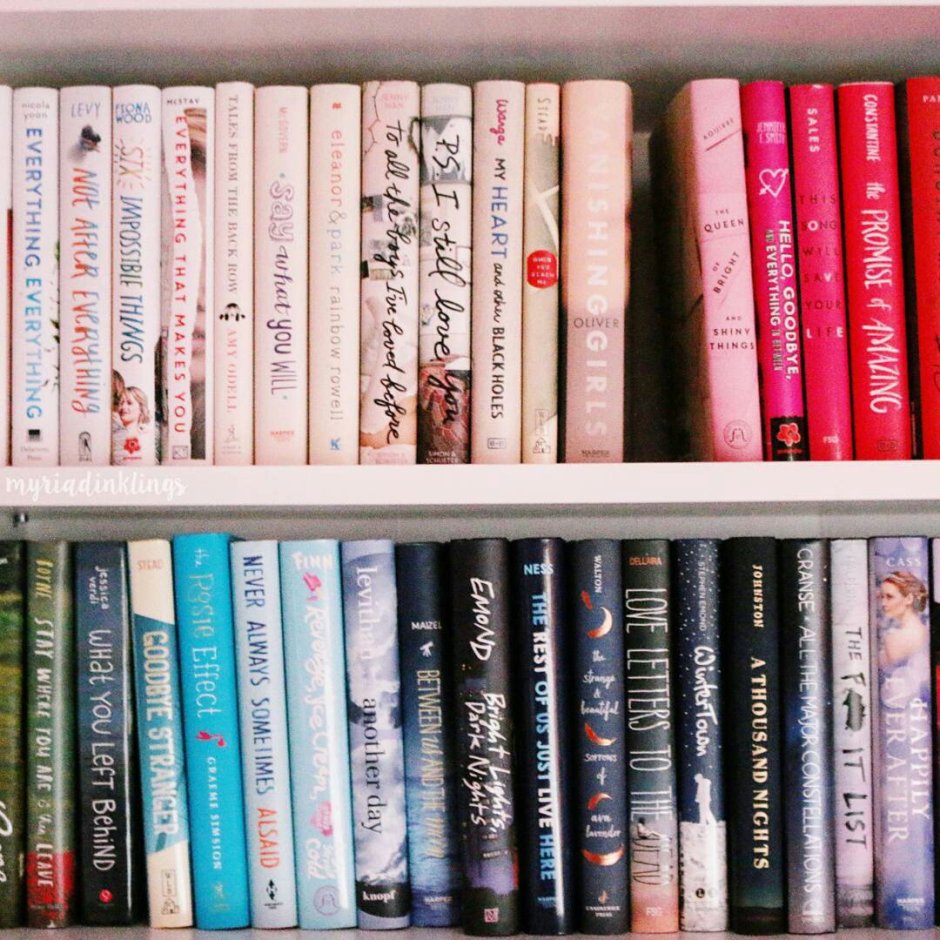 Полка с книгами Эстетика